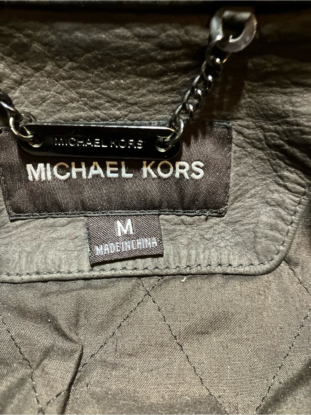 Michael Kors Canada Men's Premium Genuine Suede Moto Cafe Racer Jacket – Chocola - Picture 14 of 16